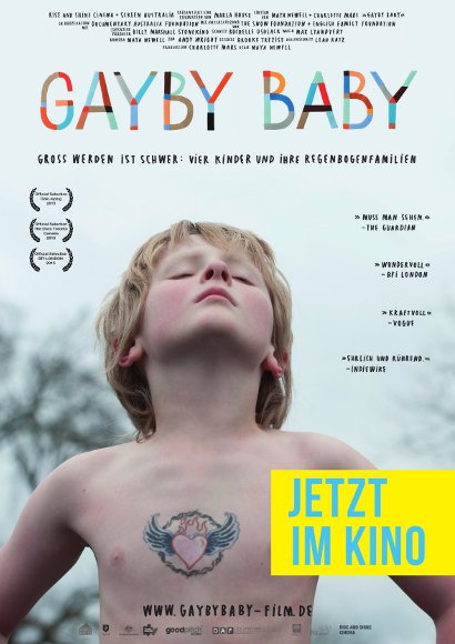 Gayby | Film 2015 -- schwul, lesbisch, Homophobie, Regenbogenfamilie -- POSTER