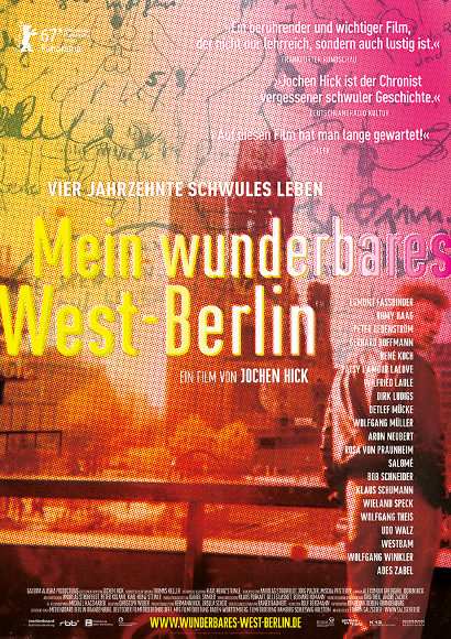 Mein wunderbares West-Berlin | Dokumentation 2017 -- schwul, lesbisch, Gay Pride, Homophobie, Homosexualität im Film, Queer Cinema, Stream, deutsch, ganzer Film