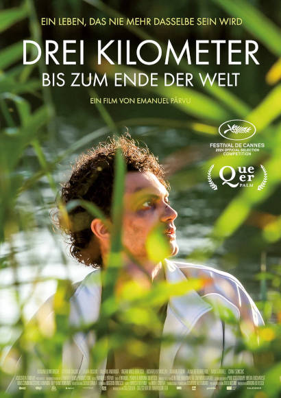 Film-Plakat zur TV-Sendung "Drei Kilometer bis zum Ende der Welt" (Film 2024) -- am 18. August 2026 im Fernsehen
