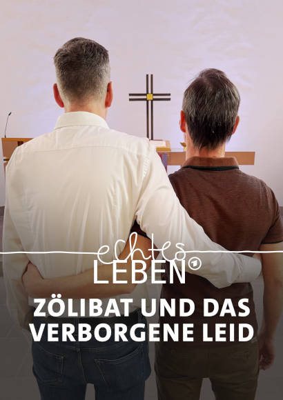 Plakat zur LGBT-Doku "Priester, Zölibat und das verborgene Leid" -- in der Mediathek bis 12. April 2028