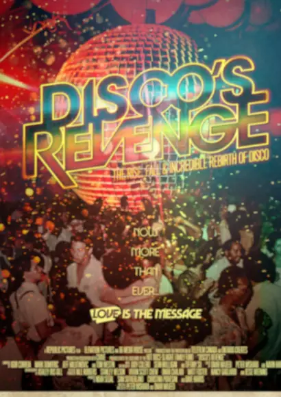 Plakat zum LGBT-Doku-Stream "Disco's Revenge - Disco für alle!" (2024) -- bis 27. Dezember 2026 in der ARTE-Mediathek